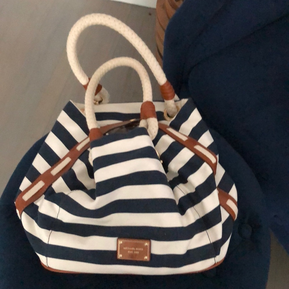 Nautical themed Michael Kors bag. Used only once
